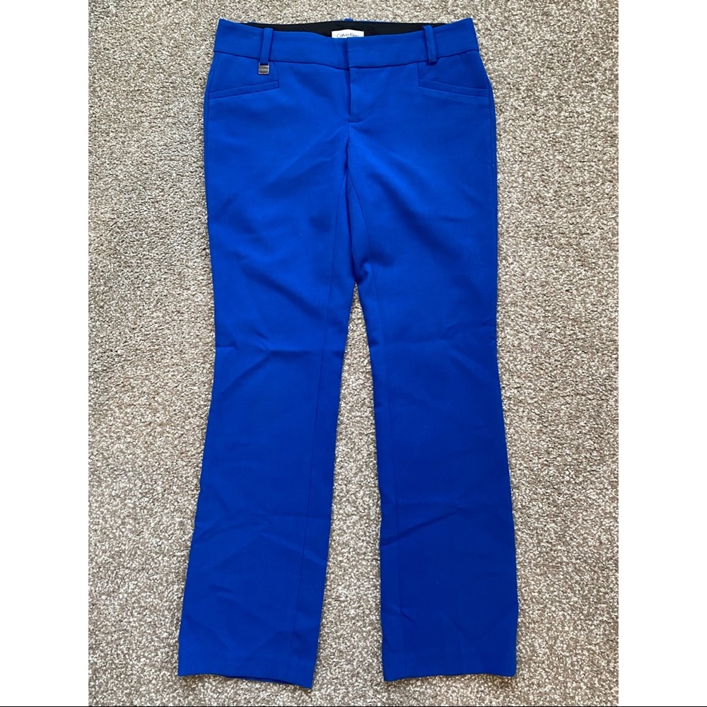 Calvin Klein cobalt blue slacks
